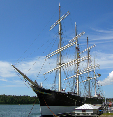 Pommern Museum Ship in the Aland Islands