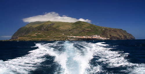 Corvo Island in the Azores