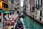 Italy: Venice Canal Restaurant