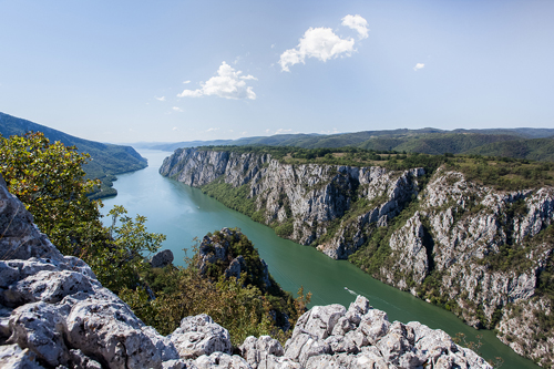 Danube Gorge on the Serbia-Romania Border